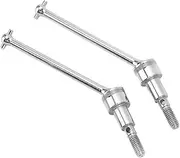 Front Cvd Drive Shaft, 2pcs RC Car Metal Steel Front Cvd Drive Shaft Set Accessory Spare Parts, RC Cars Replacement Parts for SCY 16101 16102 16103 16201PRO 1/16 RC Car