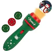 Christmas Projection Flashlight - Festive Projection Light, Christmas Tree Projection Light, Christmas LED Light Projector | Interactive Projection Flashlight For,