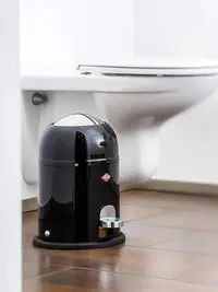 在飛比找Yahoo!奇摩拍賣優惠-德國wesco不銹鋼廚房客廳家用大容量復古垃圾桶