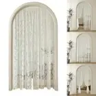 Bedroom Laces Sheer Rod Pocket Semi Transparents Light Filtering Tulle Curtains