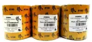 Zebra Ribbons 3.15" x 1476' Thermal Wax Resin 06100BK08045 Genuine OEM - 3 Rolls