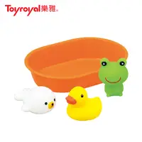 在飛比找PChome24h購物優惠-【Toyroyal 樂雅】洗澡玩具-歡樂洗澡組(橙)