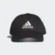 【adidas 愛迪達】ADIDAS 黑刺繡三線 老帽 棉 基本款 KAORACER FK0891