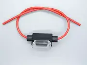 1X Cable Connector Fuse Holder For Mini Blade Fuses Waterproof Max 30A