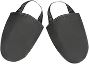 MOLUCKFU 2pcs Windproof and Warm Shoe Covers Waterproof Shoe Covers Warm Toe Protectors Warm Toe Covers Biking Gear Toe Warmer Warm Cycling Shoe Covers Bike Shoe Cover Polyester Black