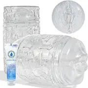 [Yukaione] Manual Sucking Male Adult Sex Toys, Penis Stroker,Open Ended Male Masturbator Pocket Pussy Sleeve for Men,Masturbation Cup for Man Him,Blowjob Pleasure Pocket Pussies (White)