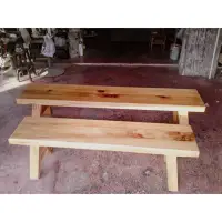 在飛比找蝦皮購物優惠-【玩木主意】手工 台灣檜 檜木 實木 長板凳(客製、訂製、訂