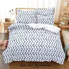 3D Geometry Graphics Pattern Quilt Cover Set Bedding Sets Pillowcases Queen 4