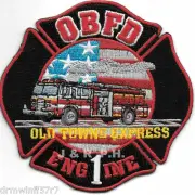 Olive Branch Engine-1 "Old Towne Express", MS (4" x 4" size) fire patch