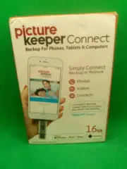 Picture Keeper Connect 16Gb Portable USB Backup Storage Drive **NEW w/ BOX WEAR*