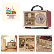 J-110 Retro Portable Radio AM FM Shortwave Radio Transistor Battery Operated ...
