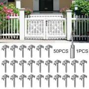 Worry Free Installation with Quality Stainless Steel Fence Nail Pack of 50
