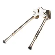 Adjustable Crank Stand Pedal Kickstand Mountain Road Bike Kickstand silver_One size