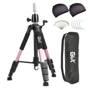 GEX 55" Mannequin Tripod Stand Canvas Block Training Doll Manikin Head Wig St...