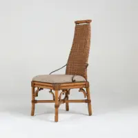 在飛比找momo購物網優惠-【山茶花家具】藤椅-藤皮編織鍛鐵結構 室內椅JM1999(高