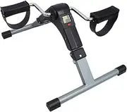 Folding Pedal Exerciser, Stationary Exercise Leg Peddler,Portable Home with LCD Display Mini Exercise Bike,for Rehabilitation Leg and Arm Exercises