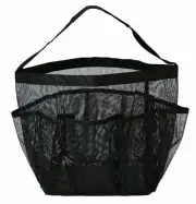 8 Pocket Quick Dry Shower Mesh Basket Tote Bag Breathable Toiletries Carrier Bag