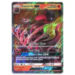 美版英文 POKEMON TCG 神奇寶貝 遊戲卡 SALAZZLE GX 焰后蜥 25/147 RR