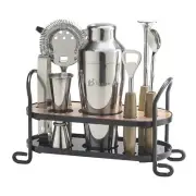 Cocktail Shaker Set with Stand Mixology Bartender Kit for Drink Mixing | Mixo...