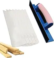 Sanding Tools | Hand Sander Block,Handheld Gadget with 50 Sheets Sandpaper Set for Beginners Crafting Art Work Furniture Wall Home