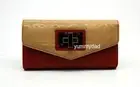 MIMCO IMPERIAL LEATHER WALLET IN SCARLET RED & CAMEL BNWT RRP$229