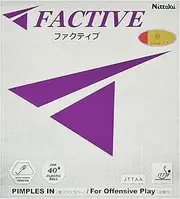 Nitaku NR-8720 Table Tennis Rubber, Factive, Soft Back, Tension