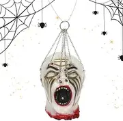 shpuuyy Halloween Human Heads,Party Decoration Scary Prop Realistic Cut off Heads - Halloween Party Props Exquisite Horrible Body Parts for Doorways Walls