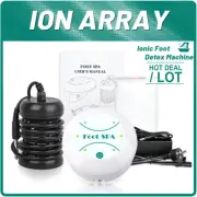 Ionic Detox Foot Massage Spa Machine Ion Bath Cleanse Set for Home Club Party