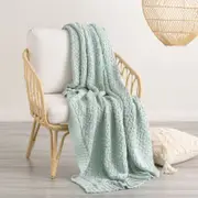 Renee Taylor Lenni Cotton Knitted Starlight Throw
