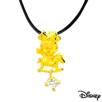 在飛比找PChome24h購物優惠-Disney迪士尼金飾 木馬美妮黃金墜子 送項鍊