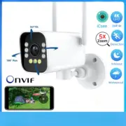 8MP 4K PTZ Wifi Camera H.265 Surveillance Camera Auto Tracking Audio 2MP Bullet