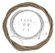 Bicycle Brake Cable Kit for Drop Bar Road - MUDDY BROWN