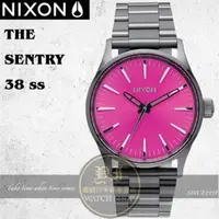 在飛比找PChome24h購物優惠-NIXON 實體店THE SENTRY 38 SS潮流腕錶A