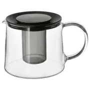 IKEA RIKLIG Glass Teapot, 1.6 qt. Tea Infuser 901.500.71 NEW
