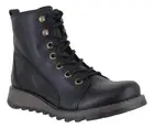 Fly London Sore Womens Lace Up Wedge Military Style Ankle Boots