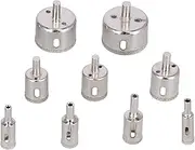 Marble Hole Opener Drill Bit Kit Multi Functional Smooth Cutting for Glass Granite Brick Concrete Pottery Ceramic Tile Emery High Speed Steel 30Pcs Set