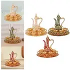 Turkish Coffee Pot Set Tea Service Set Drinkware Home Decoration Antique Luxury