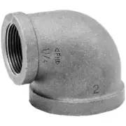 Anvil 8700124509, Malleable Iron Pipe Fitting, 90 Degree Elbow, 1/2" x 3/8" NPT