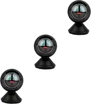 Gatuida 3pcs Vehicle Inclinometer Level Indicator Car Tilt Gauge High Accuracy