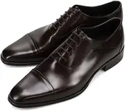 [LANVIN COLLECTION] 83523 Oxford Men's, Dark Brown, 25.5 cm 2E