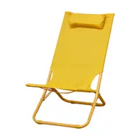 在飛比找誠品線上優惠-YU Living摺疊海灘椅/ 橘黃