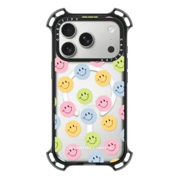 iPhone 17 Pro Bounce Case MagSafe Compatible Smiley Faces
