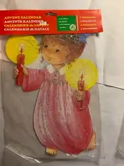 Vtg 3 Dimensional Angel Advent Calenders