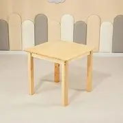 Square Wooden Timber Kids Table Childrens Study Activity Desk Pinewood 60x60cm