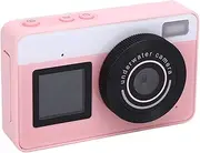 Sxhlseller 4K Digital Camera for Photography, 48MP Vlogging Camera with Front Rear Dual Screens, 18X Optical Zoom Compact Travel Cameras, IP68 Water Proof (Roseate)