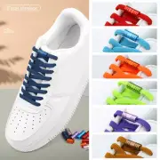 No Tie Shoelaces Locked Elastic Shoe Lace Lazy Laces Sneakers Sports Kids Adults