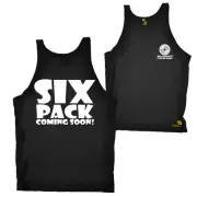 FB Gym Bodybuilding Vest Six Pack Coming Soon Novelty Bella Singlet Top