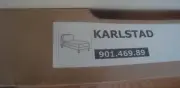 IKEA KARLSTAD Chaise Cover for Add-On Chaise KORNDAL BROWN Slipcover NEW NIB