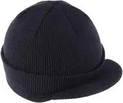 [WRITWAA] Knitted Thermal Hat for Men Women Insulated Peak Cap Stylish Merino Wool Beanie for Outdoor Activities