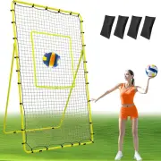Volleyball Rebounder Net 7X4 Ft,Adjustable Volleyball Training Equipment Bounce